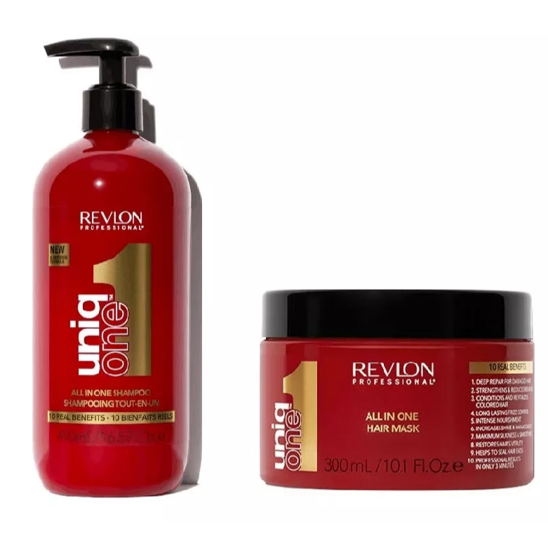 Kit Revlon Uniq One Shampoo 490ml + Mascara 300ml