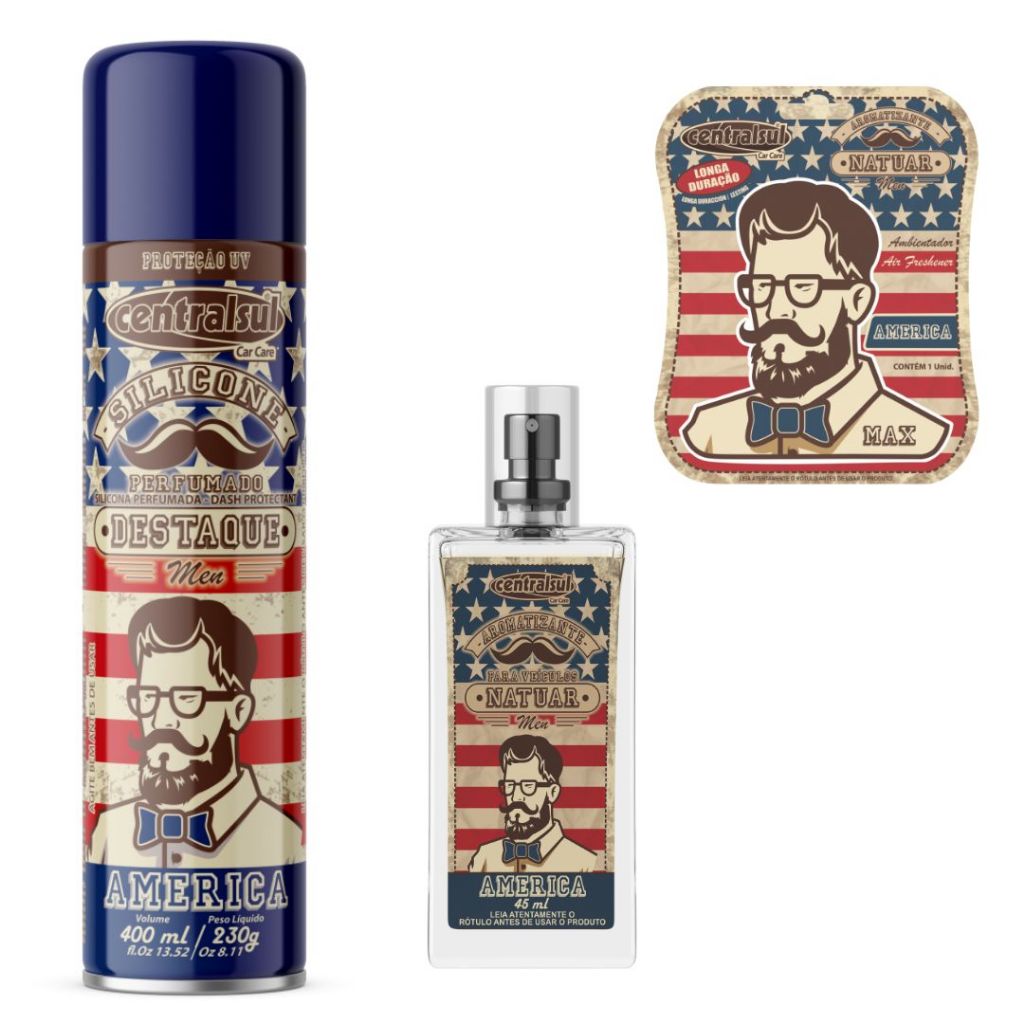 Kit Aromatizante Natuar Men América Centralsul em Oferta na Shopee