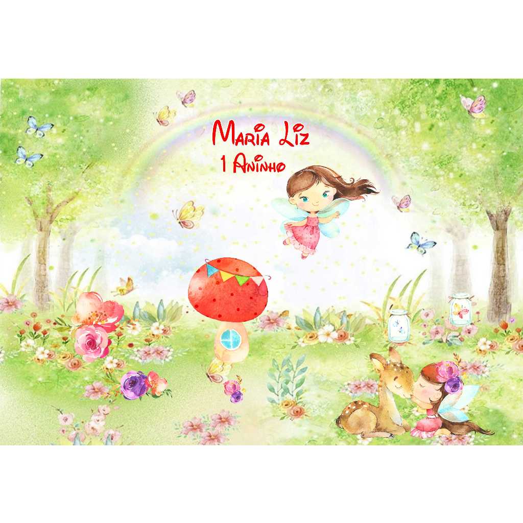 Jogo Americano Bosque Encantado De Papel Fotográfico 180g 20 Unidades