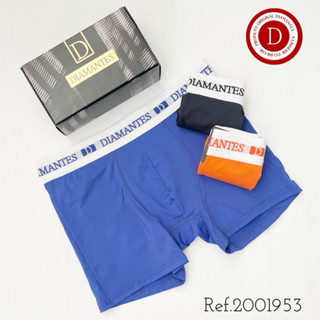 kit com 3 cuecas boxer Diamantes Lingerie