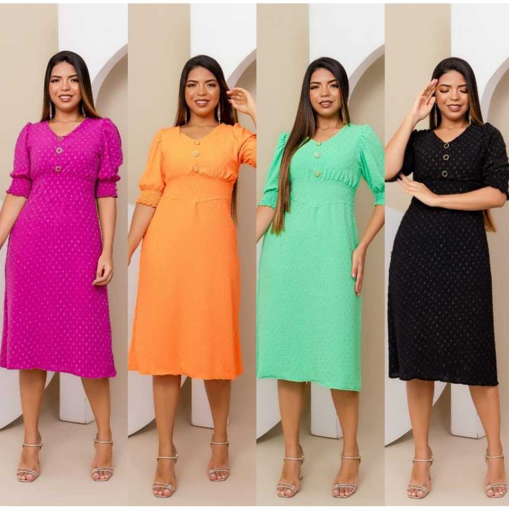 Vestido Crepe Pipoca na Black Friday 2025 | BuscaProdutos