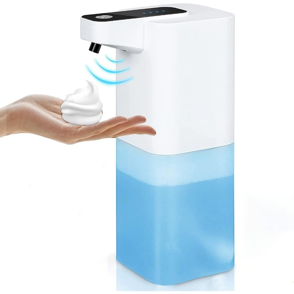 Dispenser De Sabão Automático Recarregável com Sensor Inteligente e Função Espuma