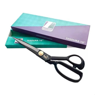 Tesoura De Alfaiate Reforçada Titanium Titanio - Corte Profissional 10 polegadas - 25,5cm