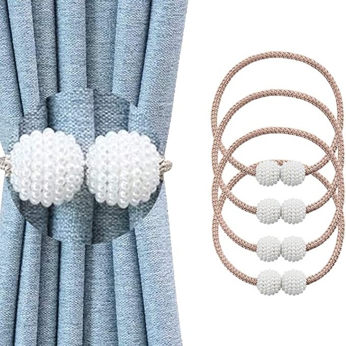 8 Ímã Moderno Minimalista Cortina Fivela Clipe Cinta Moldura De Magnética Decoração Acessório em Oferta na Shopee