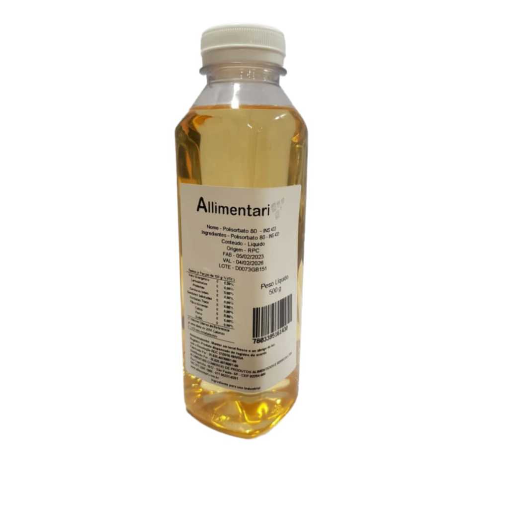 Polisorbato 80 500 g Alimentício - Allimentari em Oferta na Shopee