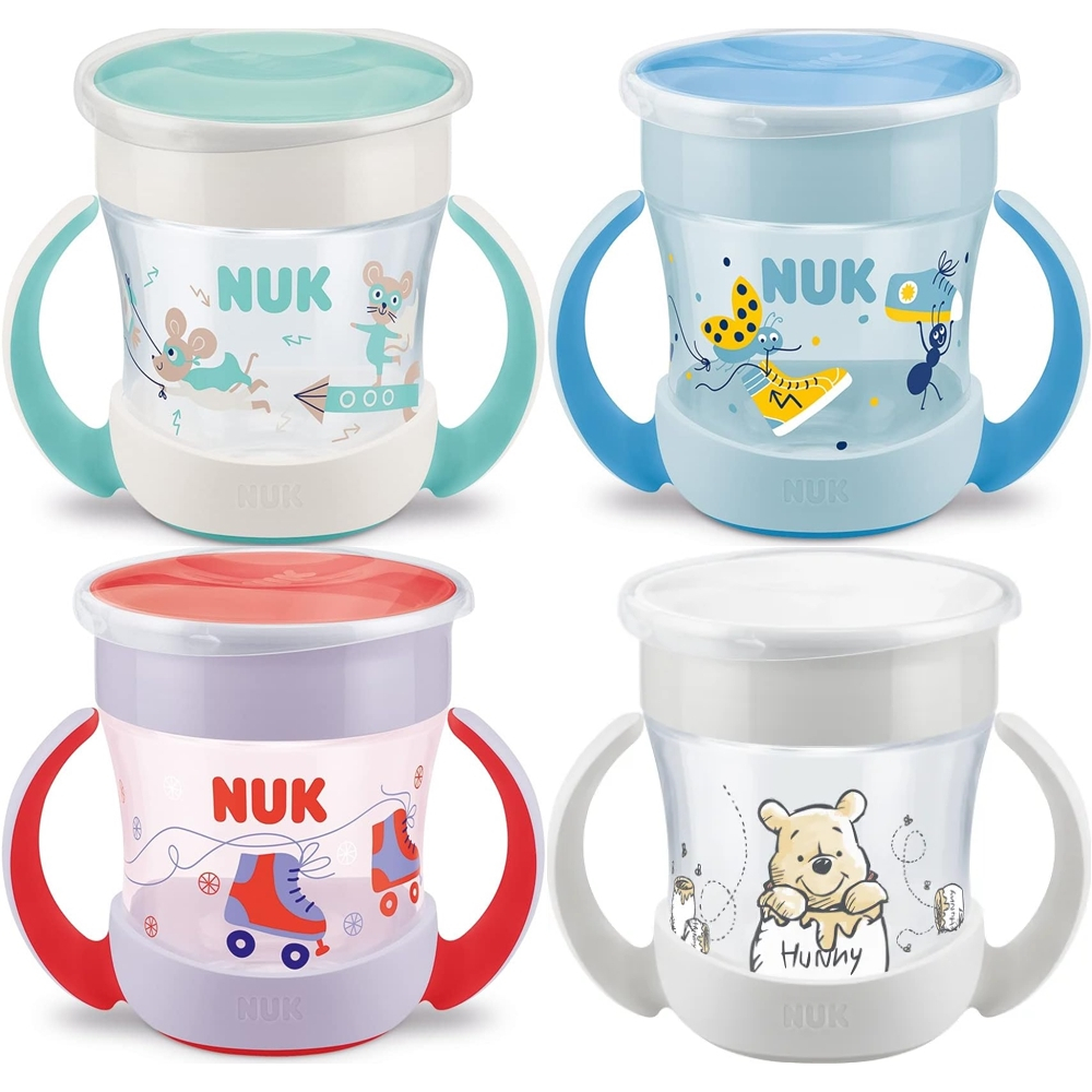 Copo 360 NUK Evolution Mini Magic Cup Antivazamento com Alça Ergonomica 160ml