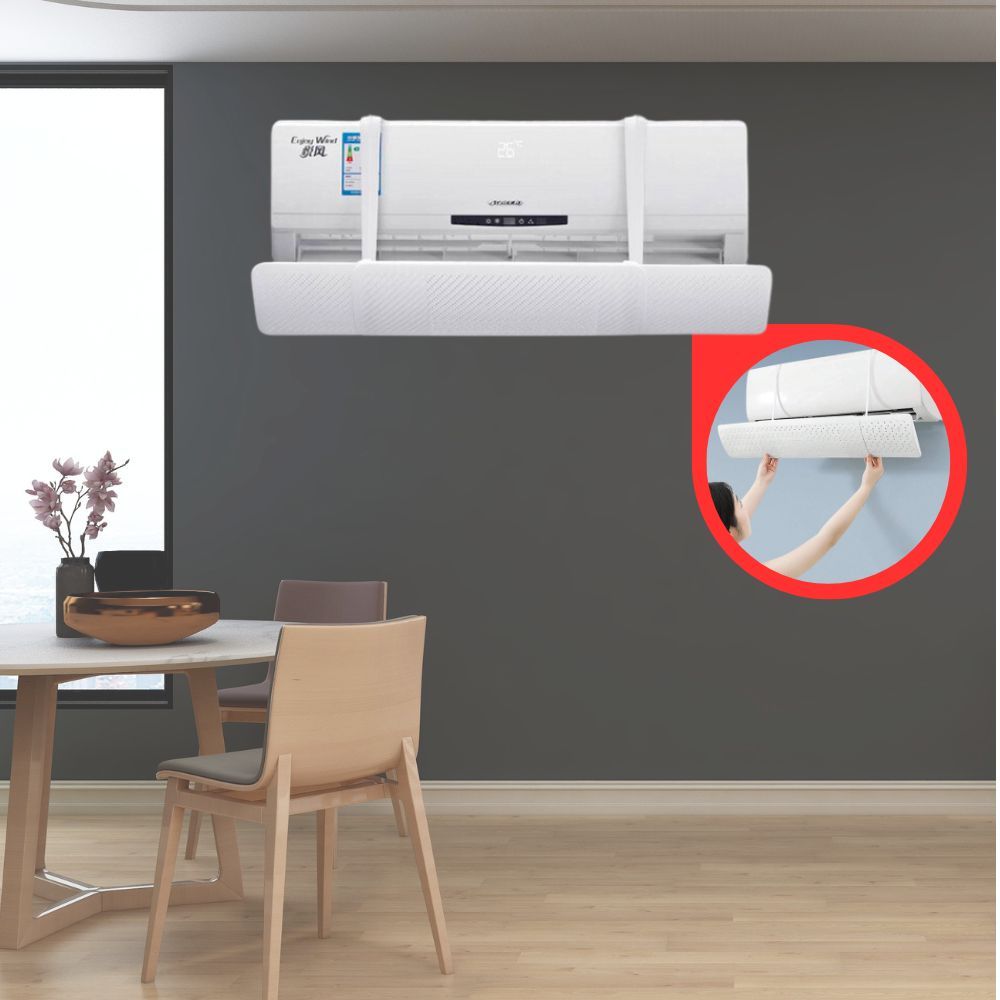 Defletor Ajustável Para Ar Condicionado Split Universal Direcionador de Fluxo de Ar em Oferta na Shopee
