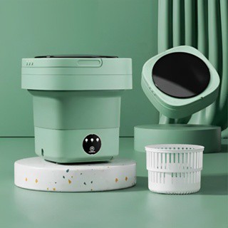 Mini Máquina de Lavar Roupas Centrifuga 11 Litros Dobrável Portátil Moderna Para Viagem Roupa Intima e Crianças Usb