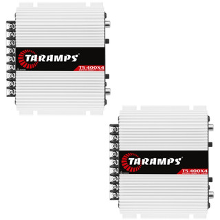 Módulo Amplificador Taramps TS 400x4 2 Ohms 4 Canais 400W Rms TS400 Kit com 2 pc em Oferta na Shopee