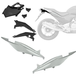 Carenagem Acessórios Para Moto Cb 300 2010 á 2012 3 Peças Pro Tork