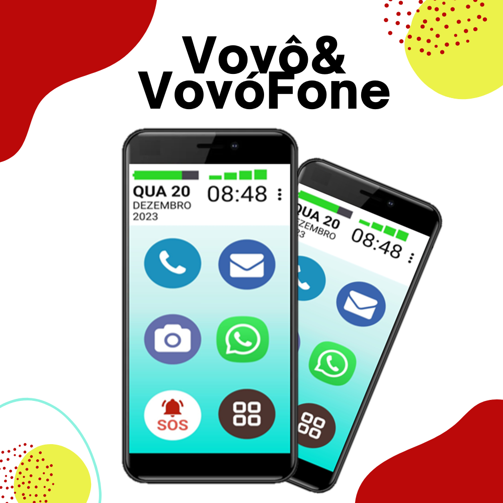 VOVÔ&VOVÓFONE DO IDOSO 4G 32GB 2GB RAM BOTÃO SOS ZAP ZAP A03 CORE