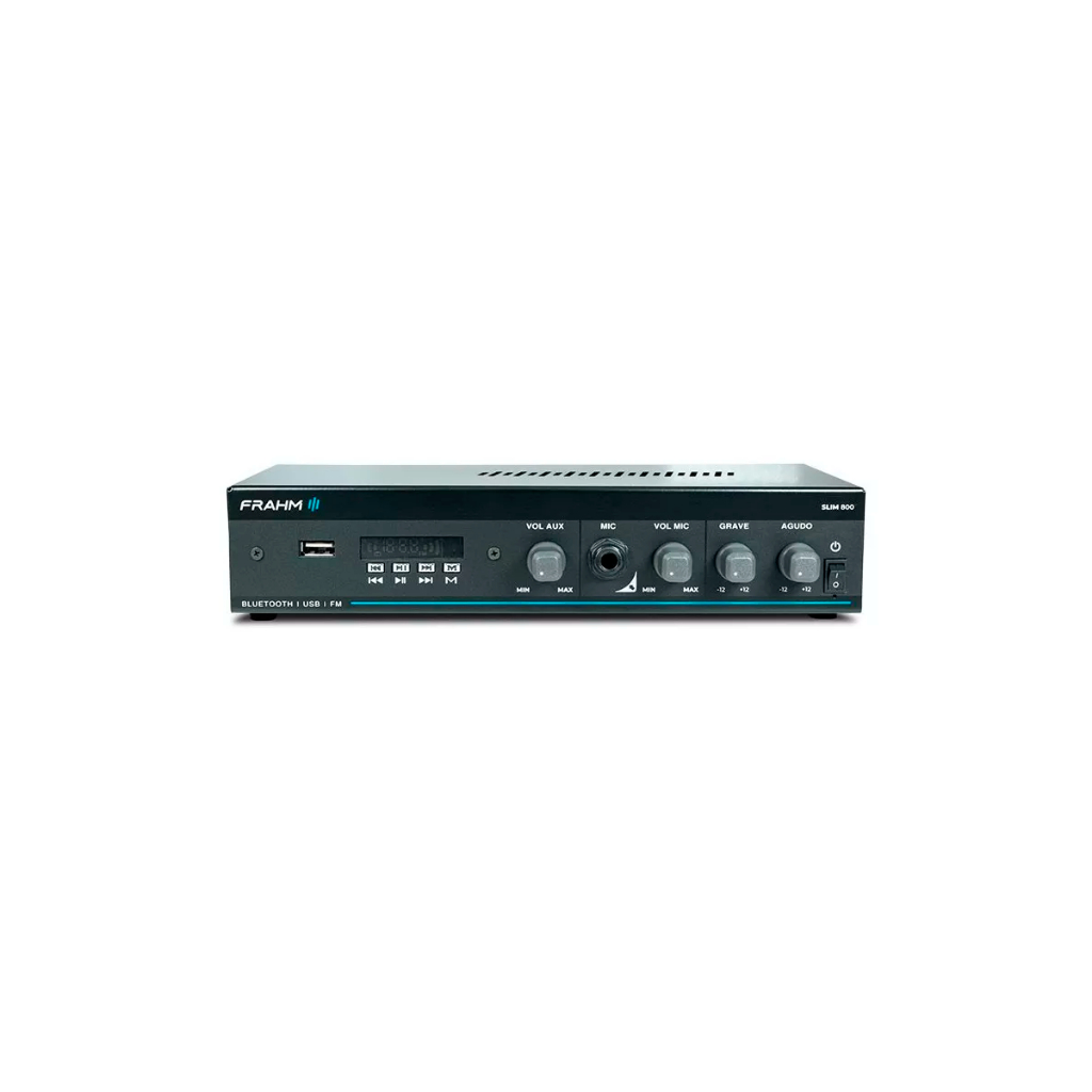 Amplificador Frahm Slim 800 G5 Festas 30W Rms Fm Bluetooth - Audio