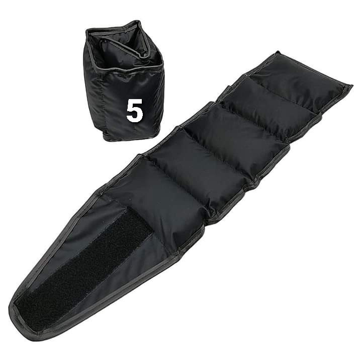 Par Caneleira Tornozeleira 5Kg Para Treino De Ginástica Em Casa e Em Academia