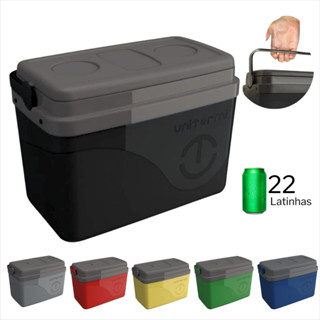 Caixa Térmica Cooler 15 Litros/22 Latas Unitermi Com Alça
