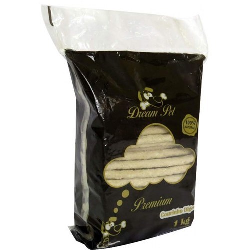 Osso Palito Natural Dentes Limpos - Petisco para Cachorro - Pacote de 1kg