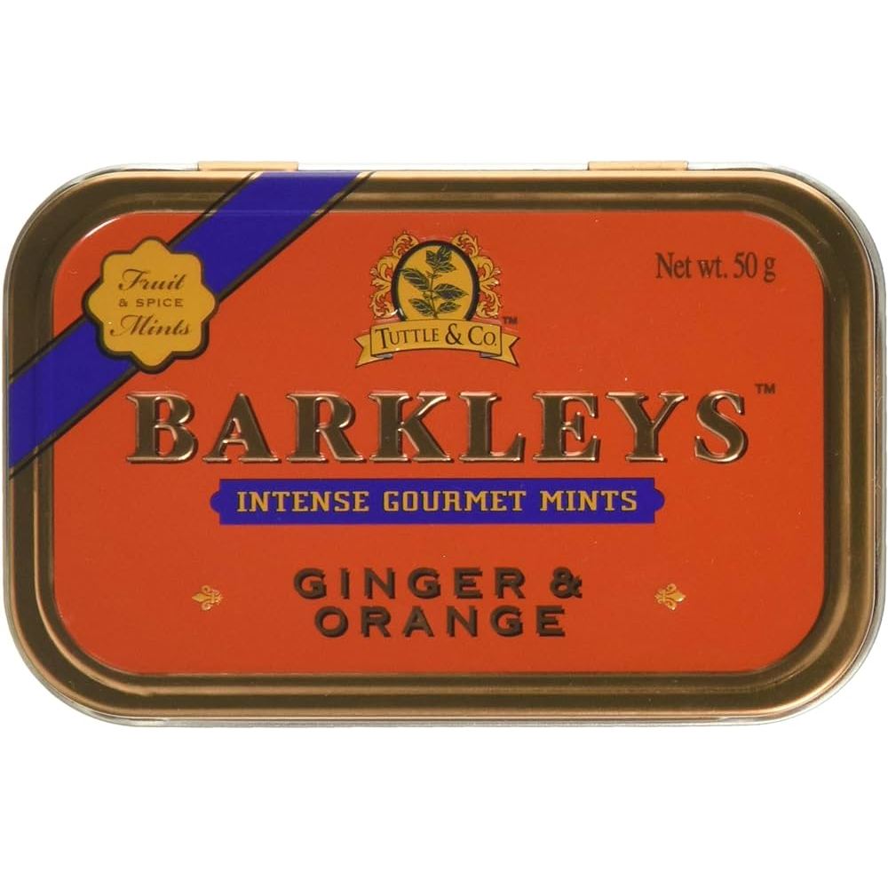 Bala Barkleys Ginger Orange - Sabor Gengibre Laranja 50g