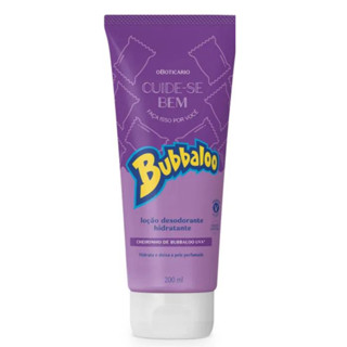 Loção Desodorante Hidratante Corporal Cuide-se Bem Bubbaloo Uva 200ml