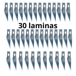 30 Lâmina de Estilete de Precisão modelo 11 com estojo de plastico duro em Oferta na Shopee