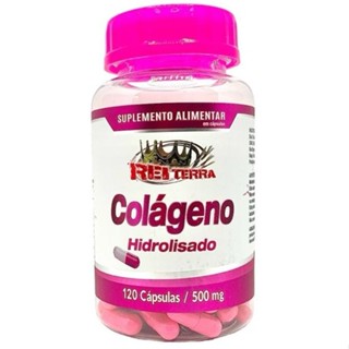 Colágeno Hidrolisado 120 Cápsulas - Rei Terra em Oferta na Shopee