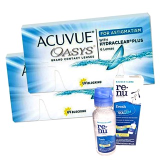 Lente Contato Acuvue Oasys Astigmatismo 2 caixas