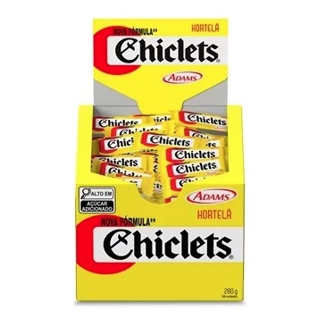 Chiclete Chiclets Hortelã c/100 - Adams