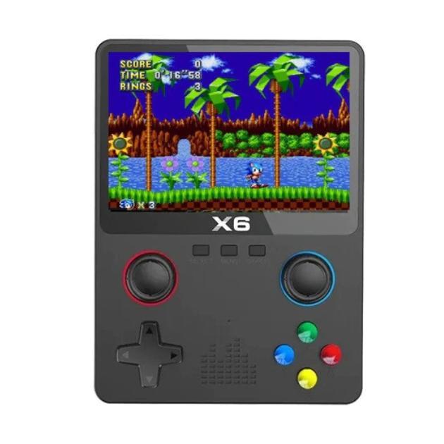 Game console x6 portátil 10.000 jogos.