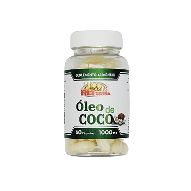 Óleo de Coco 60Caps 1000mg - Rei Terra