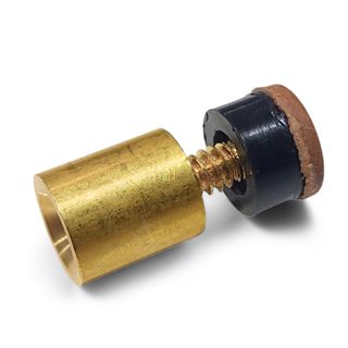 Virola com Sola de Rosca P/ Tacos De Sinuca Alumínio 11mm + Sola em Oferta na Shopee