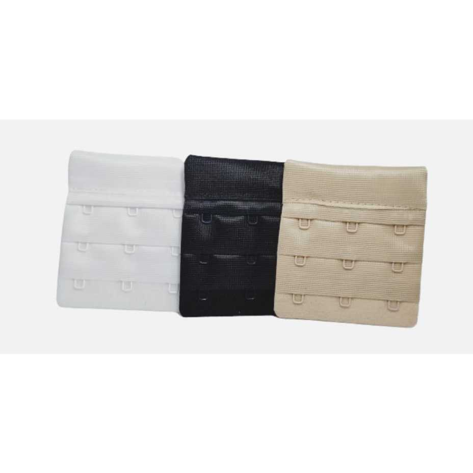 kit com 3 Extensor para Sutiã com 3 fileira e 3 gancho de 6 cm  largura .