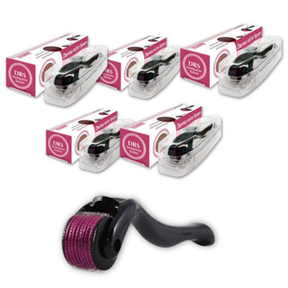 Kit 5 DermaRoller MicroAgulhamento Rolo Agulha System 540 Original Anvisa Preencher Falha Cabelo e Barba Tirar Cicatrizes e Manchas em Oferta na Shopee
