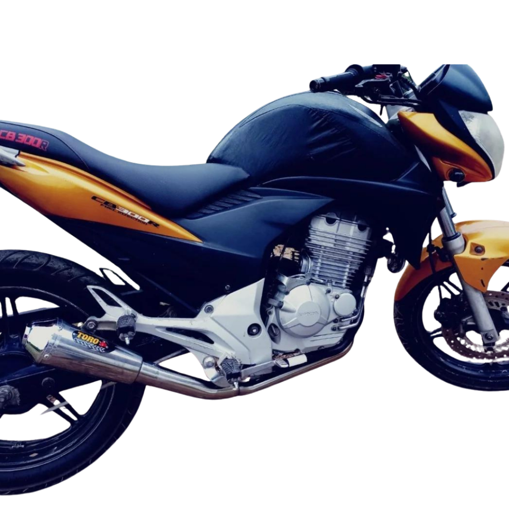 ESCAPE TORO T-1 INOX + CURVA DIMENSIONADA INOX CB 300 TODAS