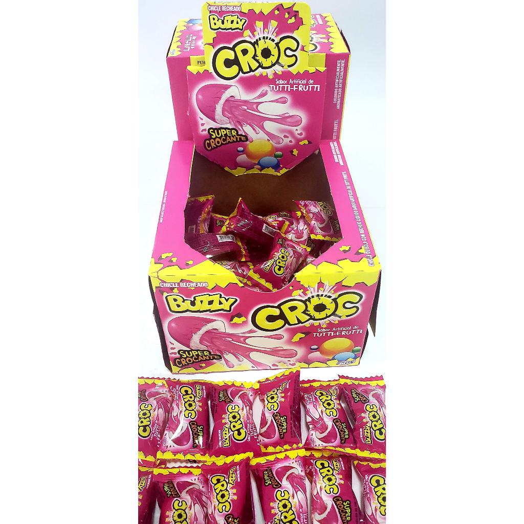 Chiclete Recheado Croc Tutti Frutti c/40 - Buzzy · foto 2