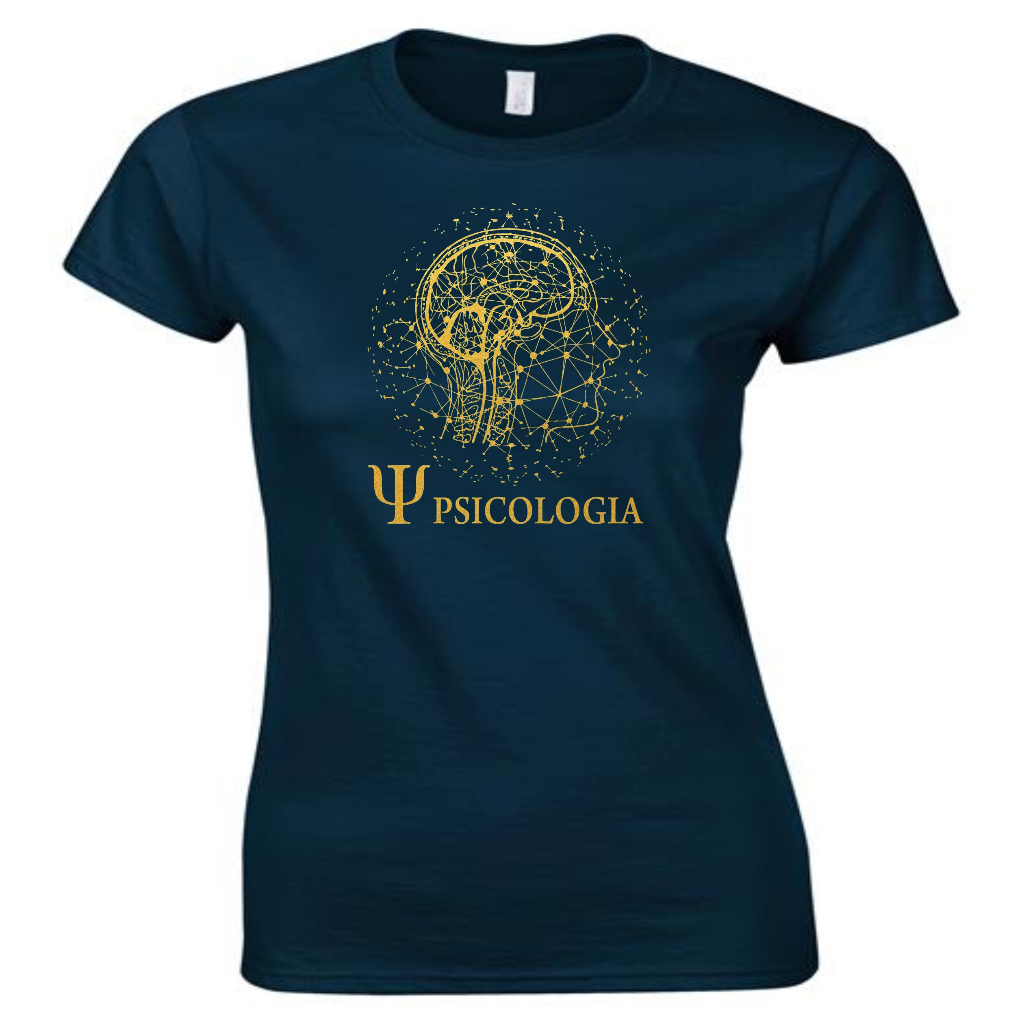 Camiseta,Blusa Faculdade Curso de Psicologia,feminina,baby look,100% algodão,estampas exclusivas
