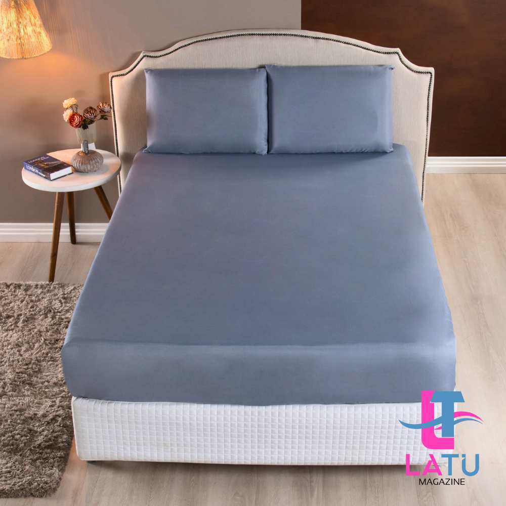 Jogo De Lençol King 400 Fios 3 Peças PERCAL - PROMOÇÃO - Com elástico a volta toda. em Oferta na Shopee