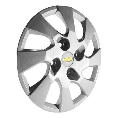 Calota Jogo Gm Onix E Prisma Aro 13/14/15 Roda De Ferro Emblema Original 2014/16