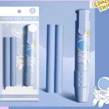 Caneta Borracha Retrátil + Refil Kawaii — imagem 2 de 2