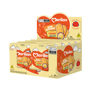 Biscoito Maizena Mini Marilan Sachê 30g Display Com 10 Unidades