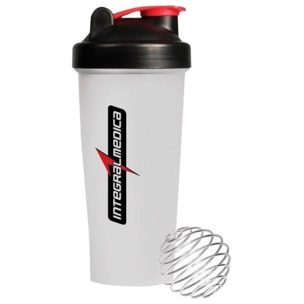 Coqueteleira Academia 600ml Transparente com Mola - Integralmédica