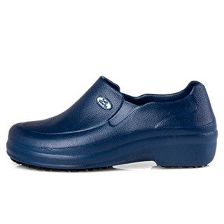 sapato azul marinho soft works sola borracha calçado epi impermeavel