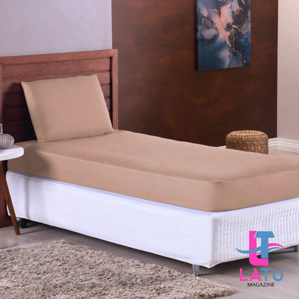 Jogo de Lençol Solteiro  Com Elástico 2 Peças 170 Fios VÁRIAS CORES PROMOÇÃO em Oferta na Shopee
