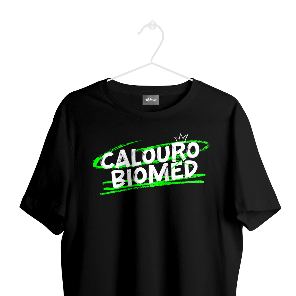 Camiseta Masculina de Algodão Biomedicina Calouro faculdade I Camiseta masculina profissões I Faculdade I Universidade