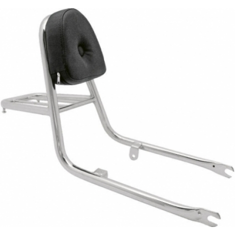 Bagageiro Cromado Com Encosto Suzuki Intruder 125    2008 a 2016 - Chapam