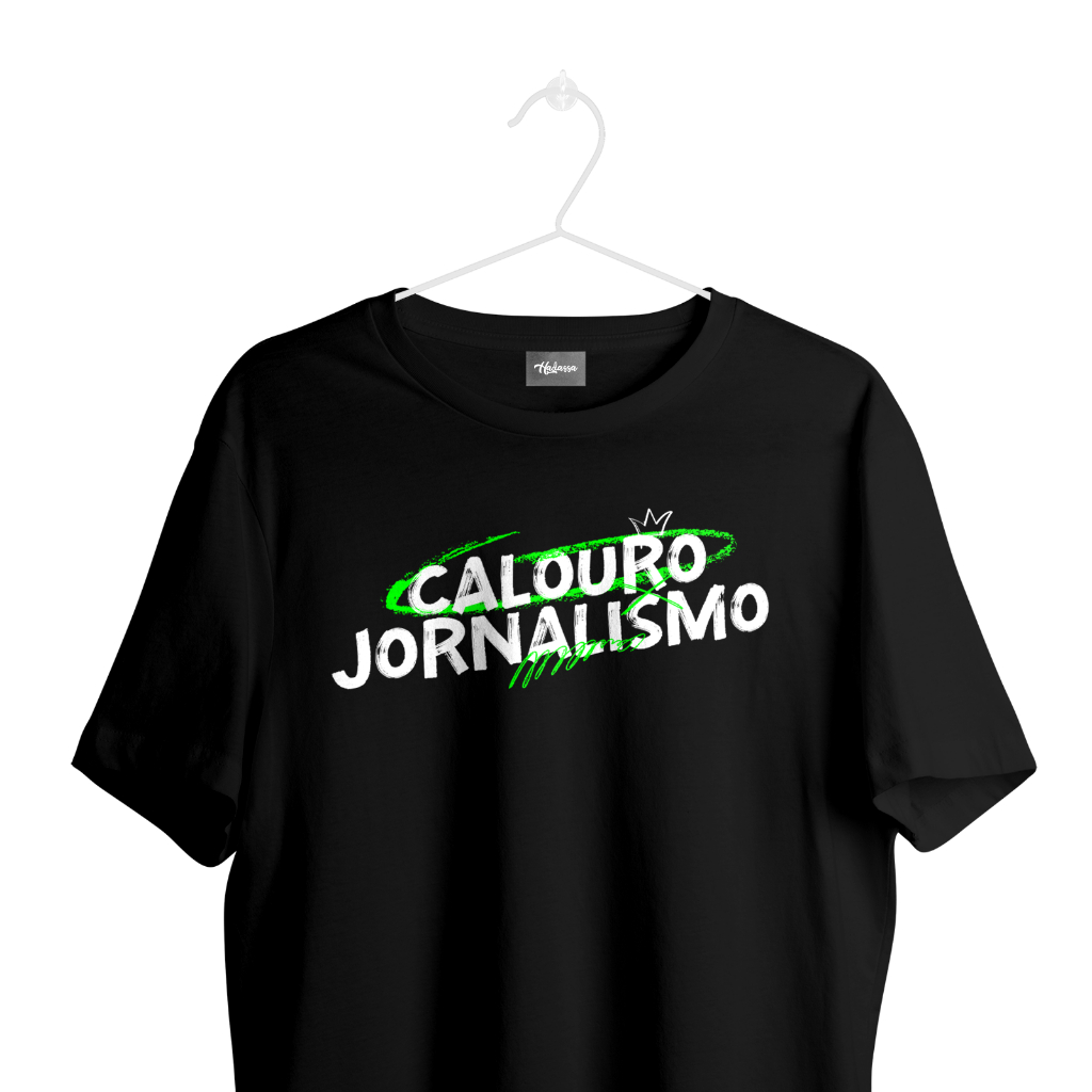 Camiseta Masculina de Algodão Jornalismo Calouro faculdade I Camiseta masculina profissões I Faculdade I Universidade