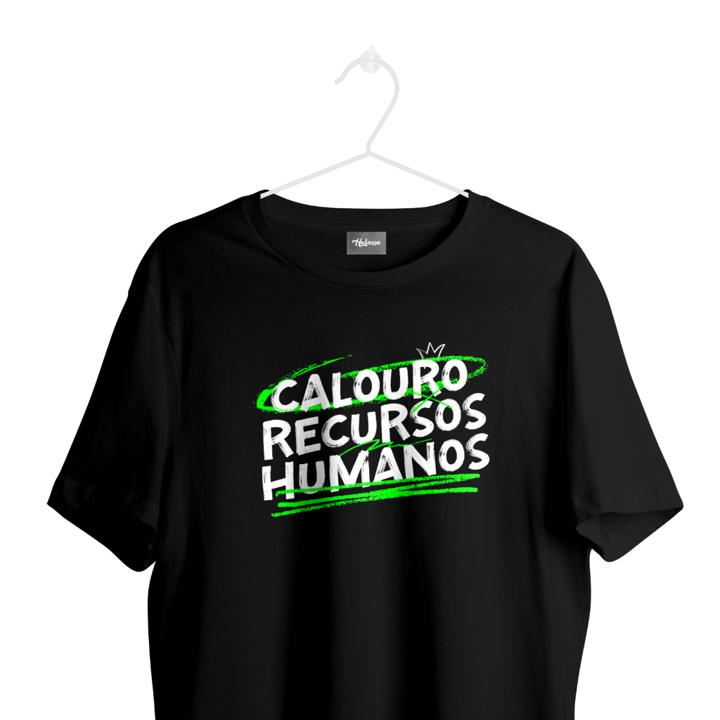 Camiseta Masculina de Algodão Recursos Humanos/ RH Calouro faculdade I Camiseta masculina profissões I Faculdade I Universidade