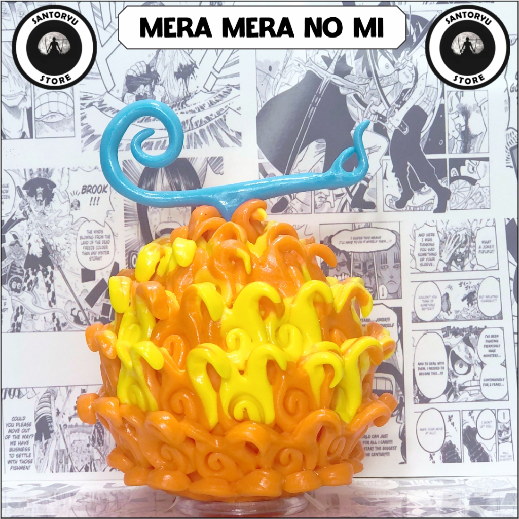 Action Figure - Akuma no mi - Mera mera no mi - One Piece - Anime Figure - Mangá