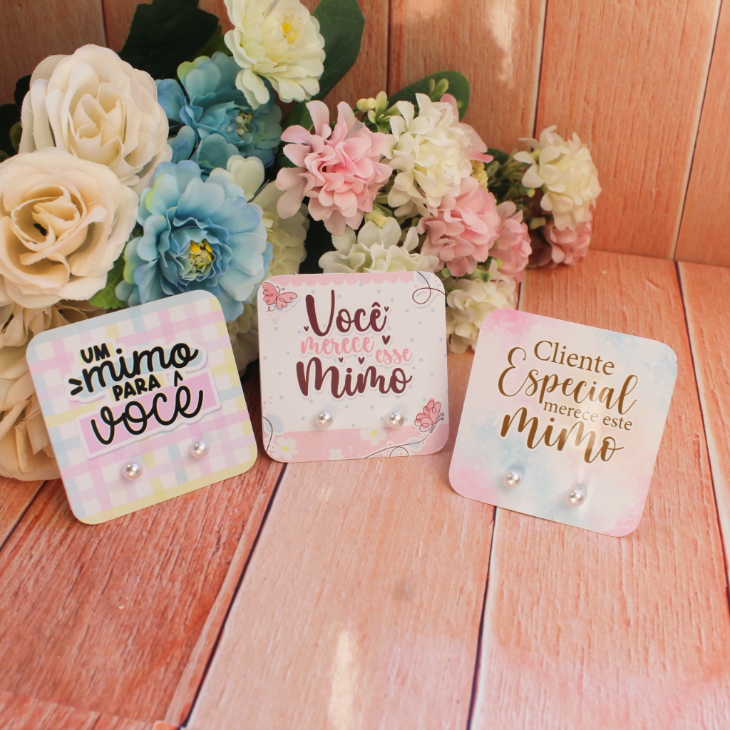 tag para brinco mimo  ( SEM BRINCO ) em Oferta na Shopee