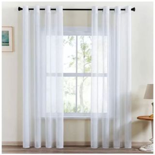 Cortina Linho Voil Flame 2,80mts X 1,70mts Linho em Oferta na Shopee