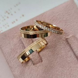 Par Aliança Casamento Com Aparador Noivado 7mm Estilo Moeda Antiga Tungstênio Aço Inoxidável Banhada Ouro 18k Grossa