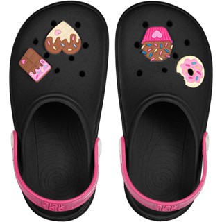 Sandália Babuche Infantil Feminina Menina Bebe Criança Antiderrapante Borracha Chocolate Doces Fofo Colorido Moda Blogueira Chinelo Calce Fácil Confortável Macio Leve