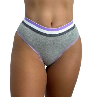 Kit 5 Calcinhas 100% Algodão Elástico Reforçado Cintura em Oferta na Shopee